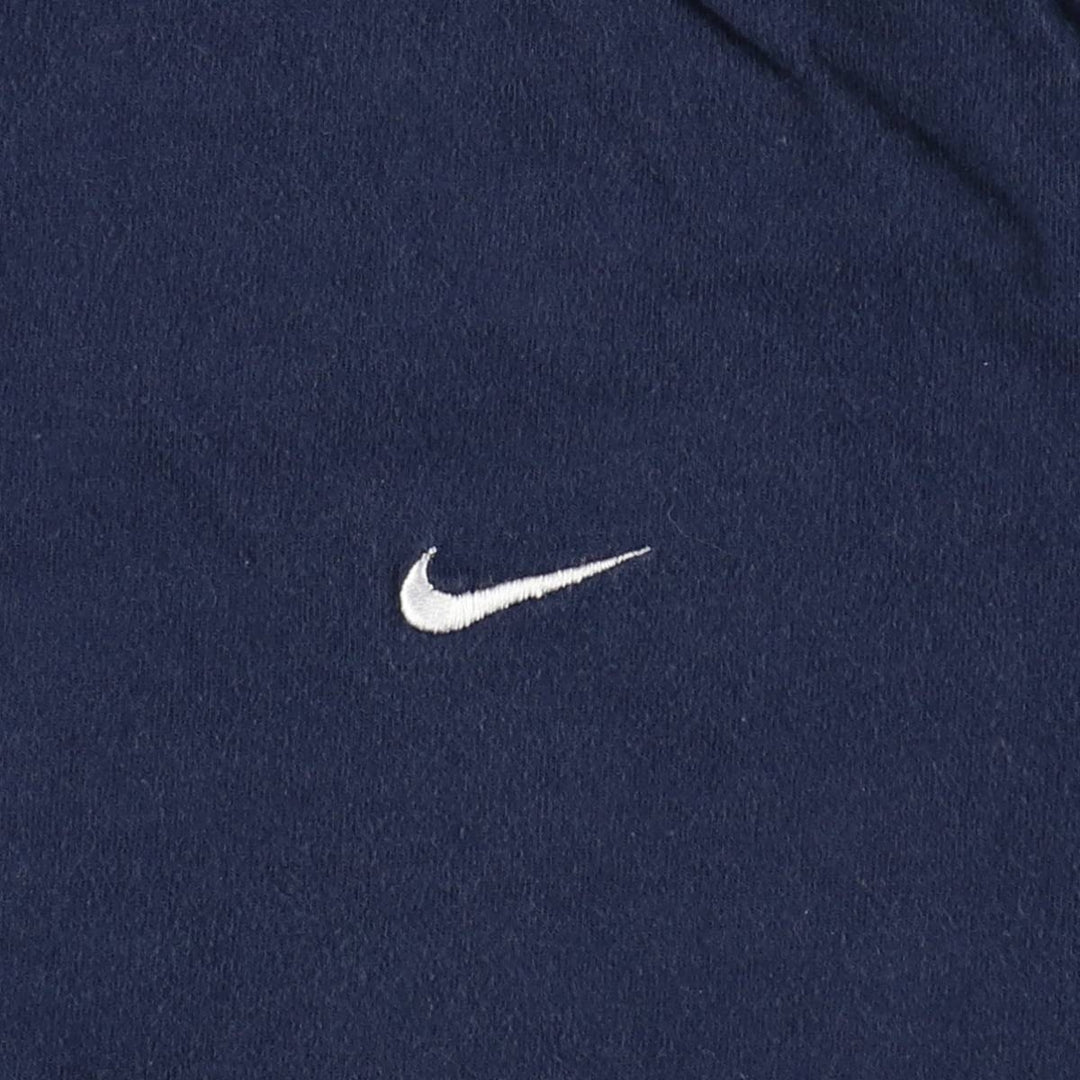 Nike One Point Logo T-shirt, Men's Size L cotton navy blue type Vintage Second Hand