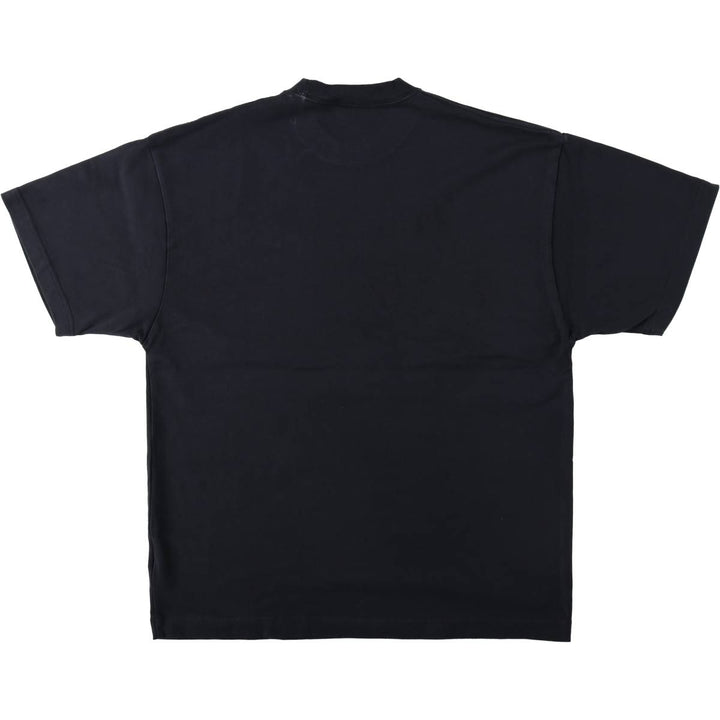 Nike One Point Logo T-shirt, Men's M size cotton black type Vintage Second Hand
