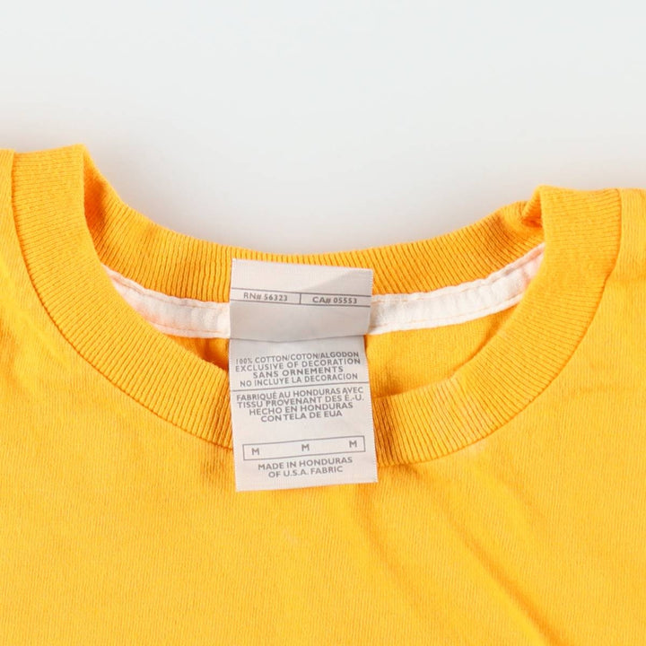 00'S Nike One Point Logo T-shirt Men's M size cotton yellow type Vintage Second Hand