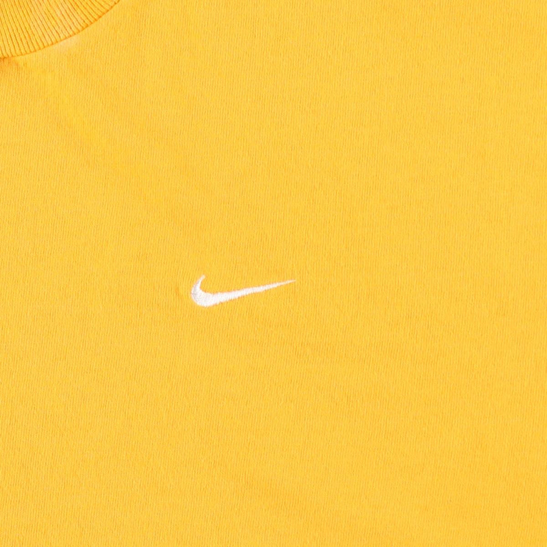 00'S Nike One Point Logo T-shirt Men's M size cotton yellow type Vintage Second Hand