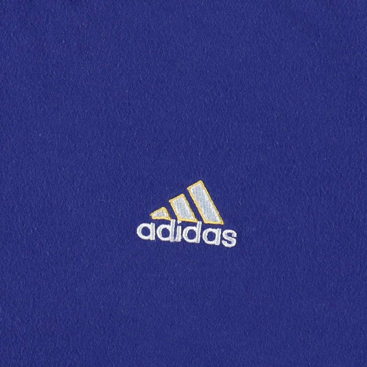 90'S Adidas T-shirt with a single logo, men's size M equivalent, vintage. cotton navy blue type Vintage Second Hand