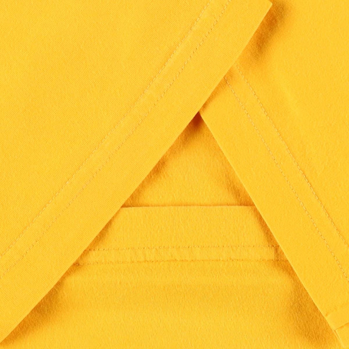90'S Adidas T-shirt with a single logo, men's size M equivalent, vintage. cotton yellow type Vintage Second Hand