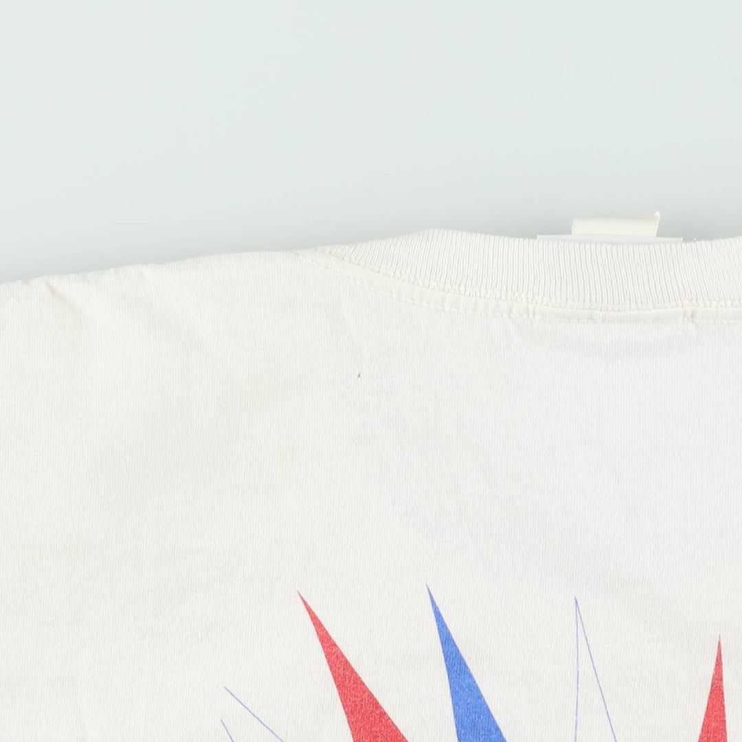 90'S Reebok Logo Print T-Shirt Made in USA Men's XL Vintage cotton white type Vintage Second Hand