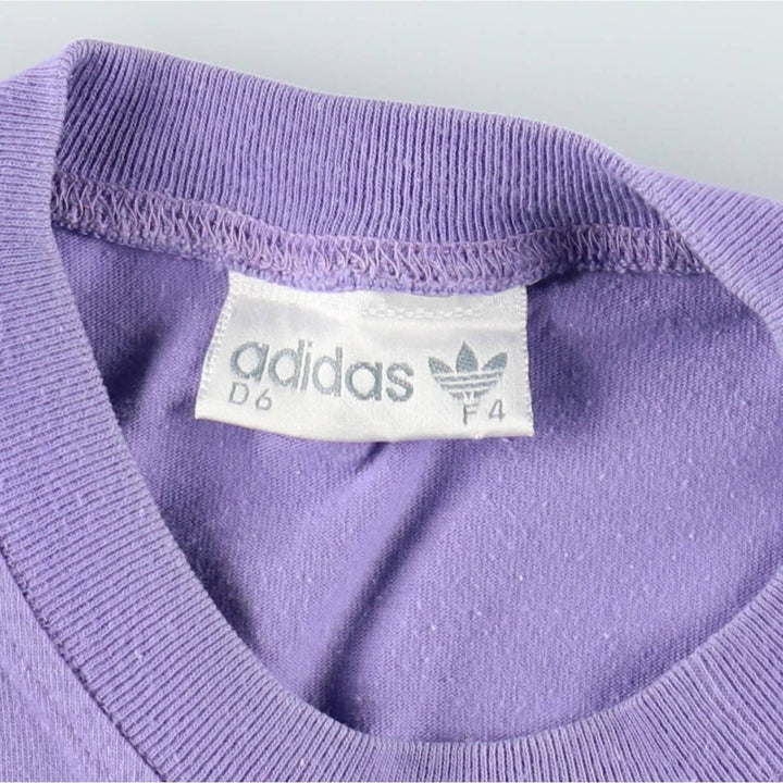 80s-90'S Adidas Trefoil Logo Print T-Shirt, Men's Size M (approx.), Vintage cotton purple type Vintage Second Hand