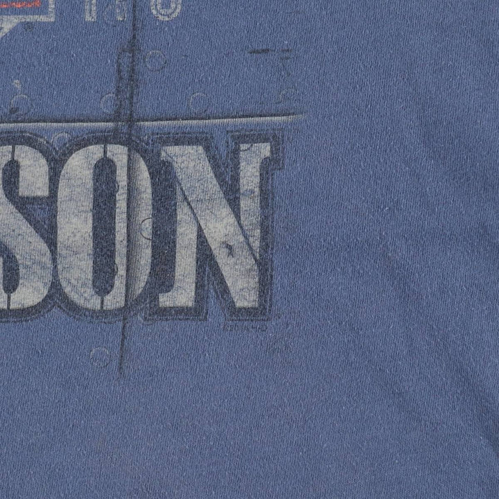 Harley-Davidson Dragon Pattern Motorcycle Bike T-shirt Men's XL cotton blue type Vintage Second Hand