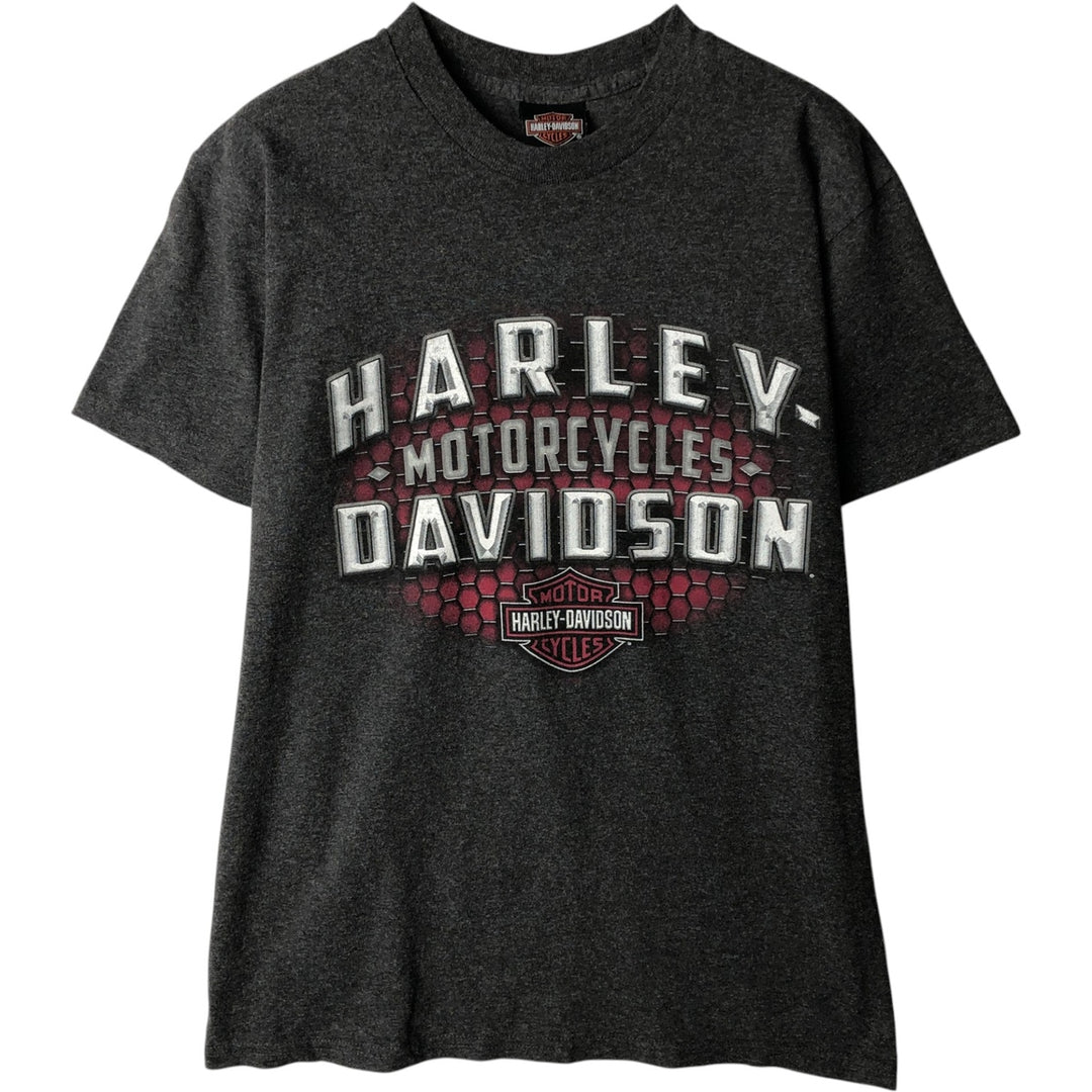Harley-Davidson Motorcycle Bike T-shirt, Men's Size S cotton Charcoal Vintage Second Hand