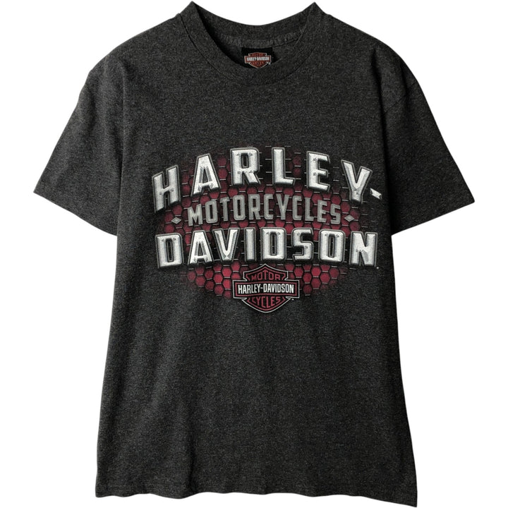 Harley-Davidson Motorcycle Bike T-shirt, Men's Size S cotton Charcoal Vintage Second Hand