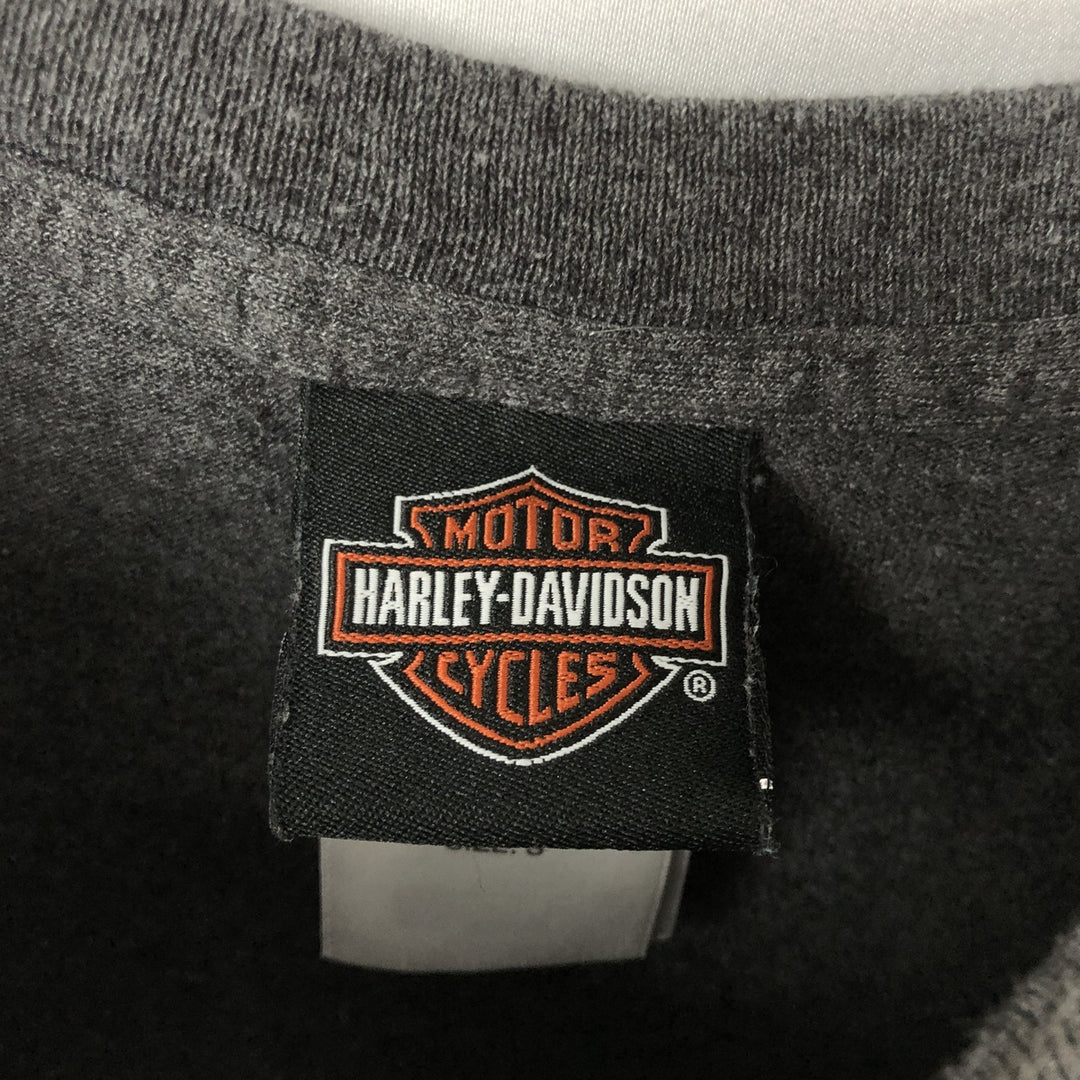 Harley-Davidson Motorcycle Bike T-shirt, Men's Size S cotton Charcoal Vintage Second Hand