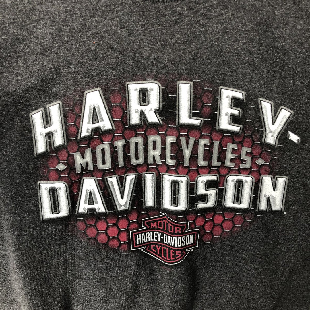 Harley-Davidson Motorcycle Bike T-shirt, Men's Size S cotton Charcoal Vintage Second Hand