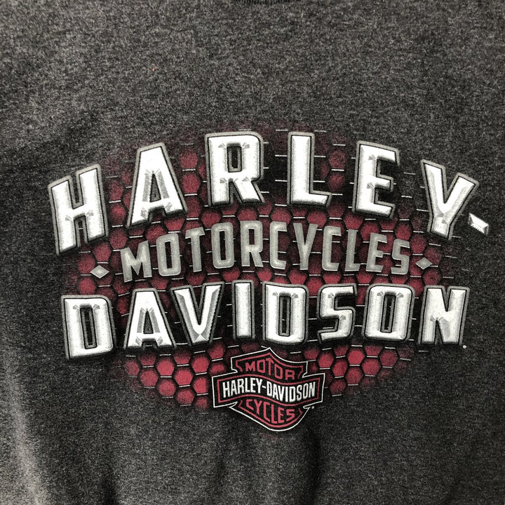 Harley-Davidson Motorcycle Bike T-shirt, Men's Size S cotton Charcoal Vintage Second Hand