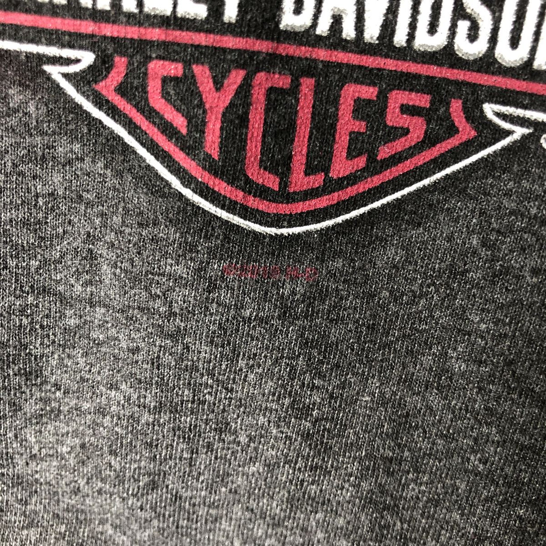 Harley-Davidson Motorcycle Bike T-shirt, Men's Size S cotton Charcoal Vintage Second Hand