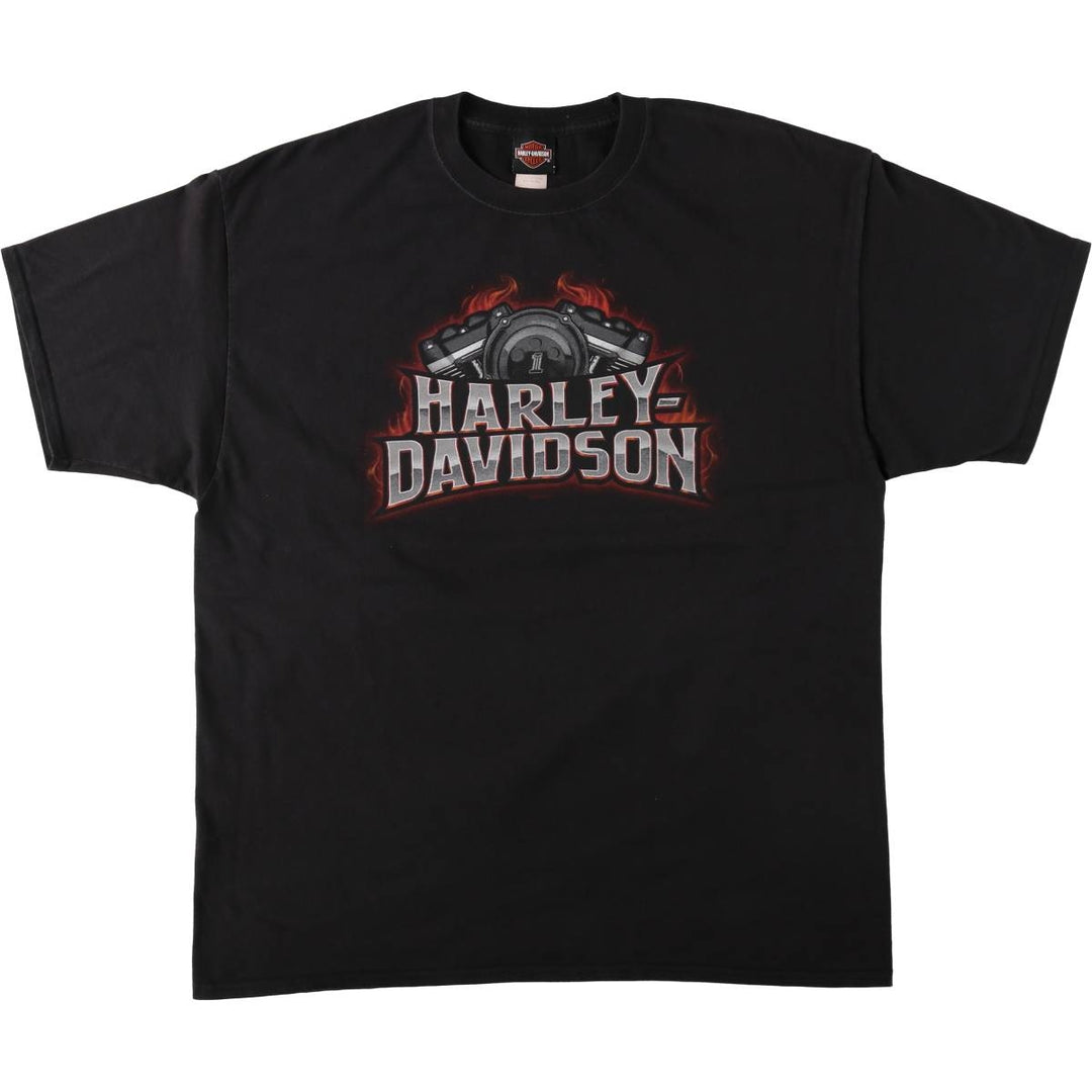 Harley-Davidson Motorcycle Bike T-shirt, Men's XXL cotton black type Vintage Second Hand