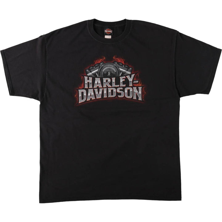 Harley-Davidson Motorcycle Bike T-shirt, Men's XXL cotton black type Vintage Second Hand