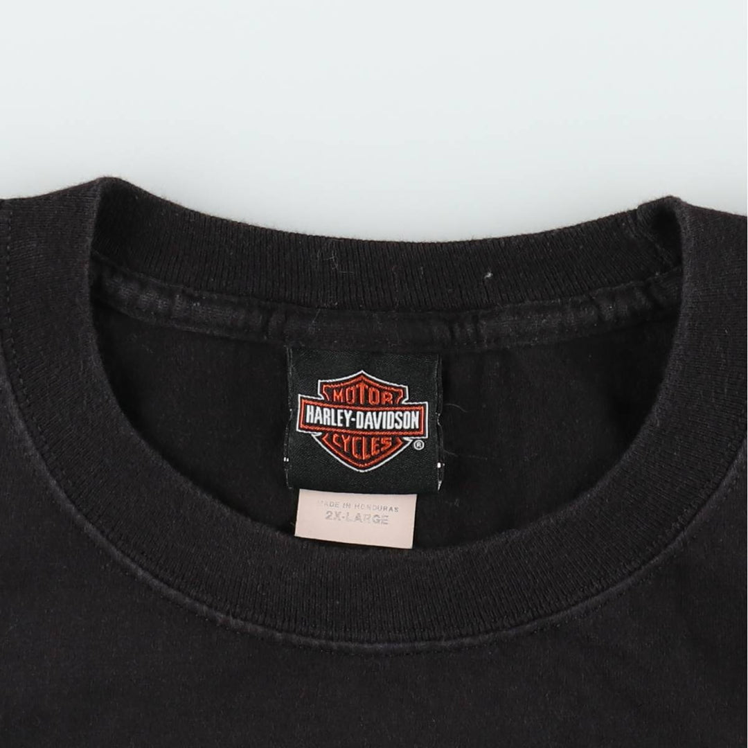 Harley-Davidson Motorcycle Bike T-shirt, Men's XXL cotton black type Vintage Second Hand