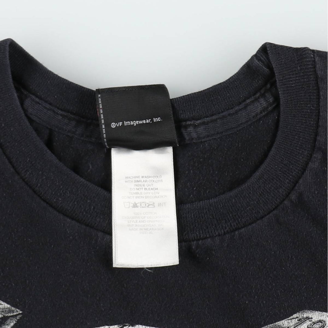 Harley-Davidson Eagle Pattern Motorcycle Bike T-shirt Men's XL cotton black type Vintage Second Hand