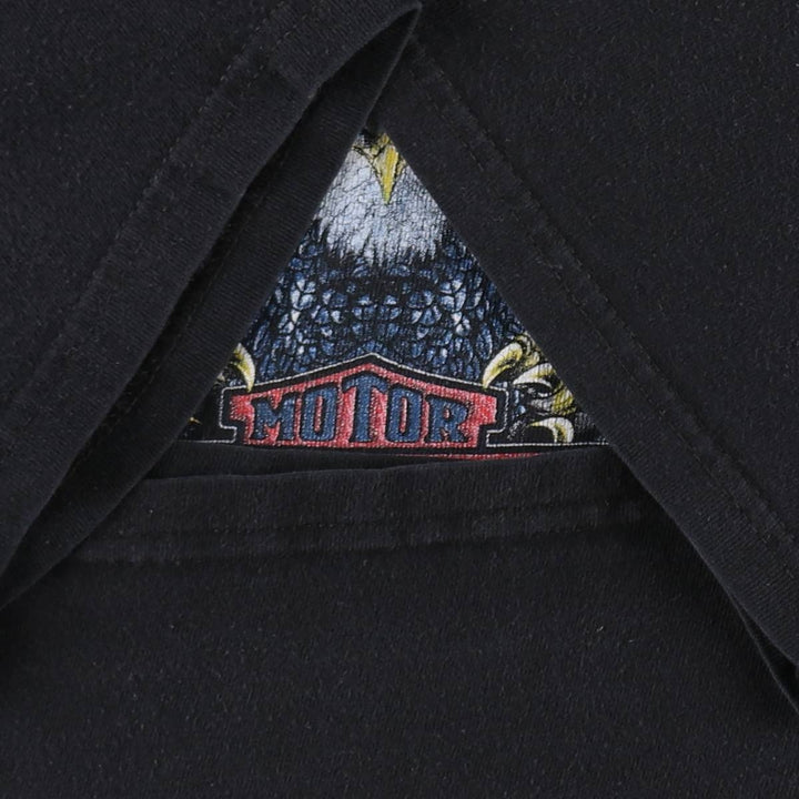 Harley-Davidson Eagle Pattern Motorcycle Bike T-shirt Men's XL cotton black type Vintage Second Hand