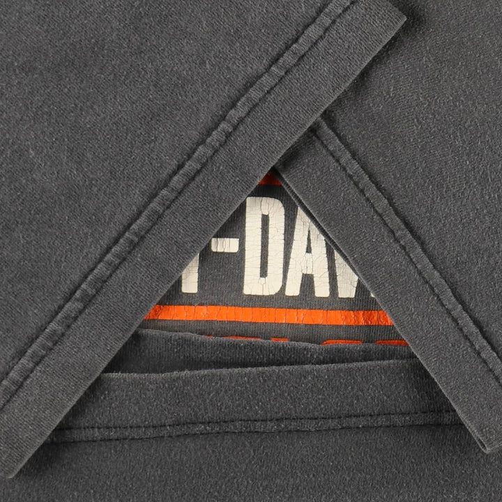 Harley-Davidson Motorcycle Bike T-shirt Made in USA Men's XXL cotton black type Vintage Second Hand