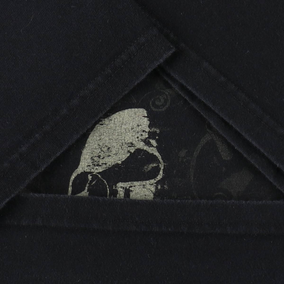 00'S Harley-Davidson Skull Pattern Motorcycle Bike T-shirt Men's XL size cotton black type Vintage Second Hand