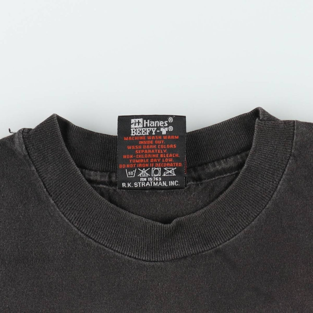 90'S Harley-Davidson Eagle Pattern Motorcycle Bike T-shirt Made in USA Men's M size cotton black type Vintage Second Hand