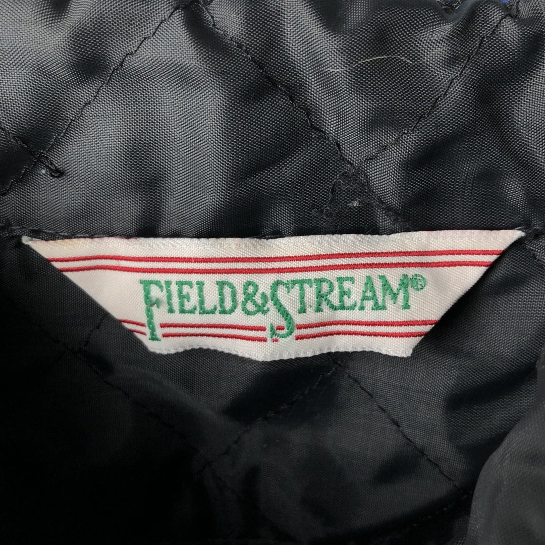 90'S FIELD and STREAM Long-Sleeve Flannel Check Shirt, Men's Size XL (Equivalent), Vintage unclear blue type Vintage Second Hand