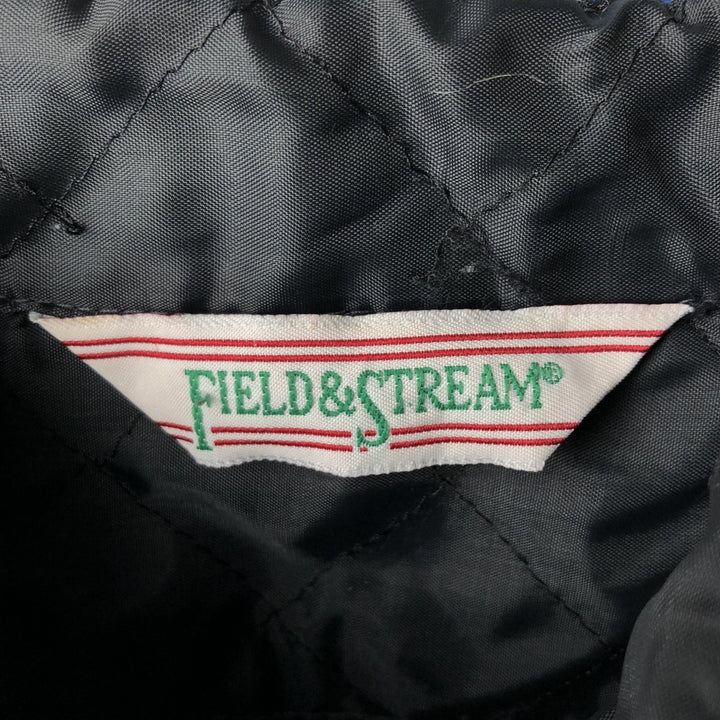 90'S FIELD and STREAM Long-Sleeve Flannel Check Shirt, Men's Size XL (Equivalent), Vintage unclear blue type Vintage Second Hand