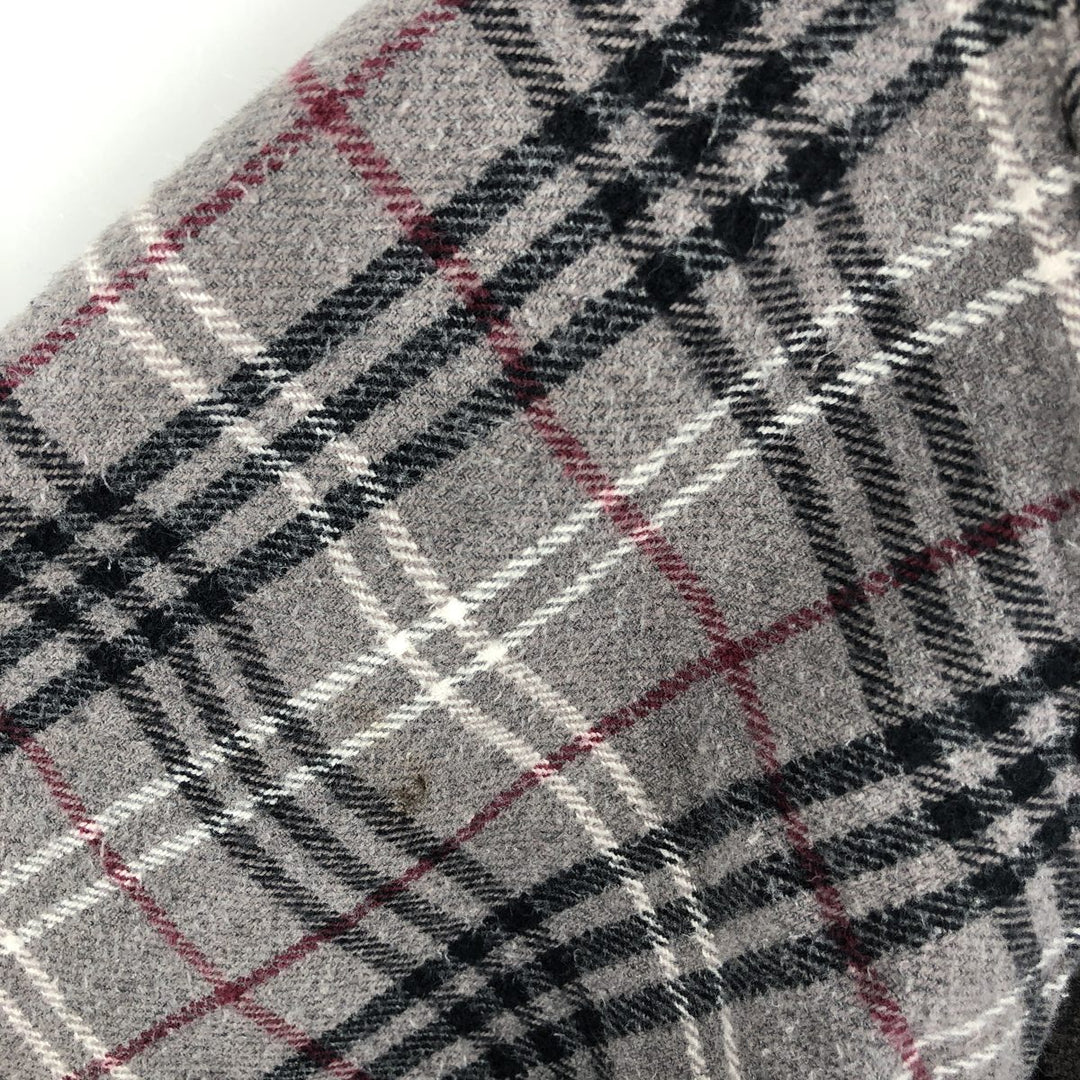 Field and Stream Long Sleeve Flannel Check Shirt, Men's XL cotton gray type Vintage Second Hand
