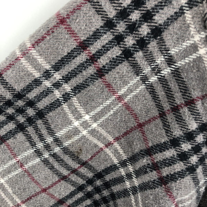Field and Stream Long Sleeve Flannel Check Shirt, Men's XL cotton gray type Vintage Second Hand