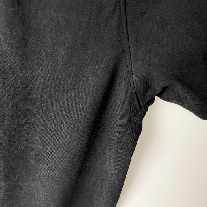 Tommy Bahama ORIGINAL FIT short sleeve open collar silk shirt box shirt men's XL size silk black type Vintage Second Hand
