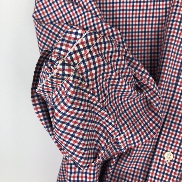 Ralph Lauren POLO RALPH LAUREN Gingham check short sleeve button down check shirt Men's L size cotton red type Vintage Second Hand