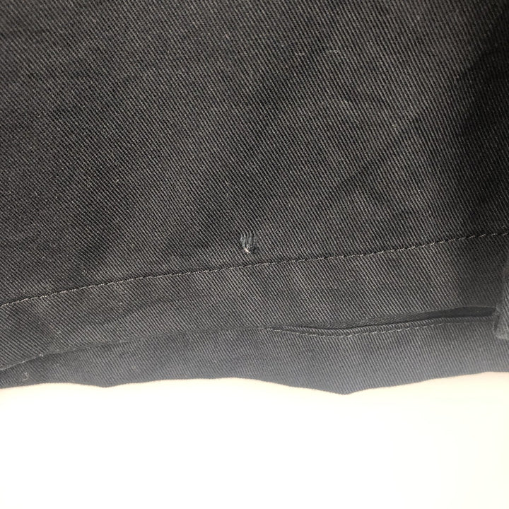 Carhartt short sleeve work shirt, men's size M polyester black type Vintage Second Hand