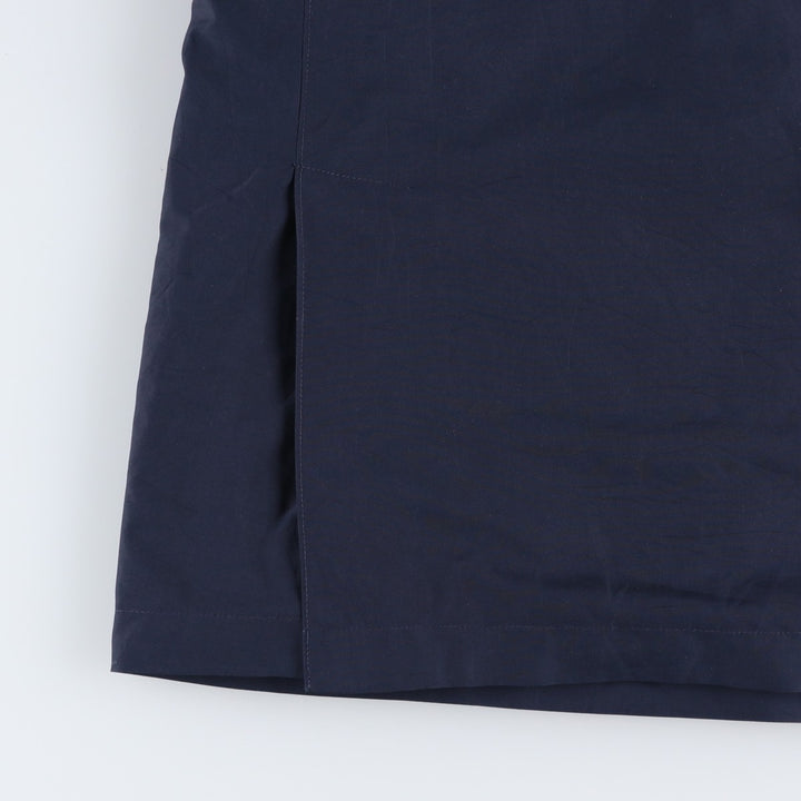 Burberry's Balmacaan Coat, Made in England, Women's Size L polyester navy blue type Vintage Second Hand