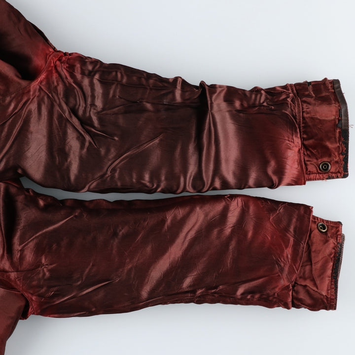 SILTON Leather Blouson Jacket, Women's Size M (Equivalent), Vintage unclear brown type Vintage Second Hand