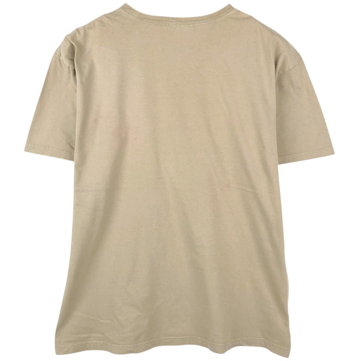 Ralph Lauren POLO by Ralph Lauren short sleeve one point logo T-shirt men's M size cotton Beige type Vintage Second Hand