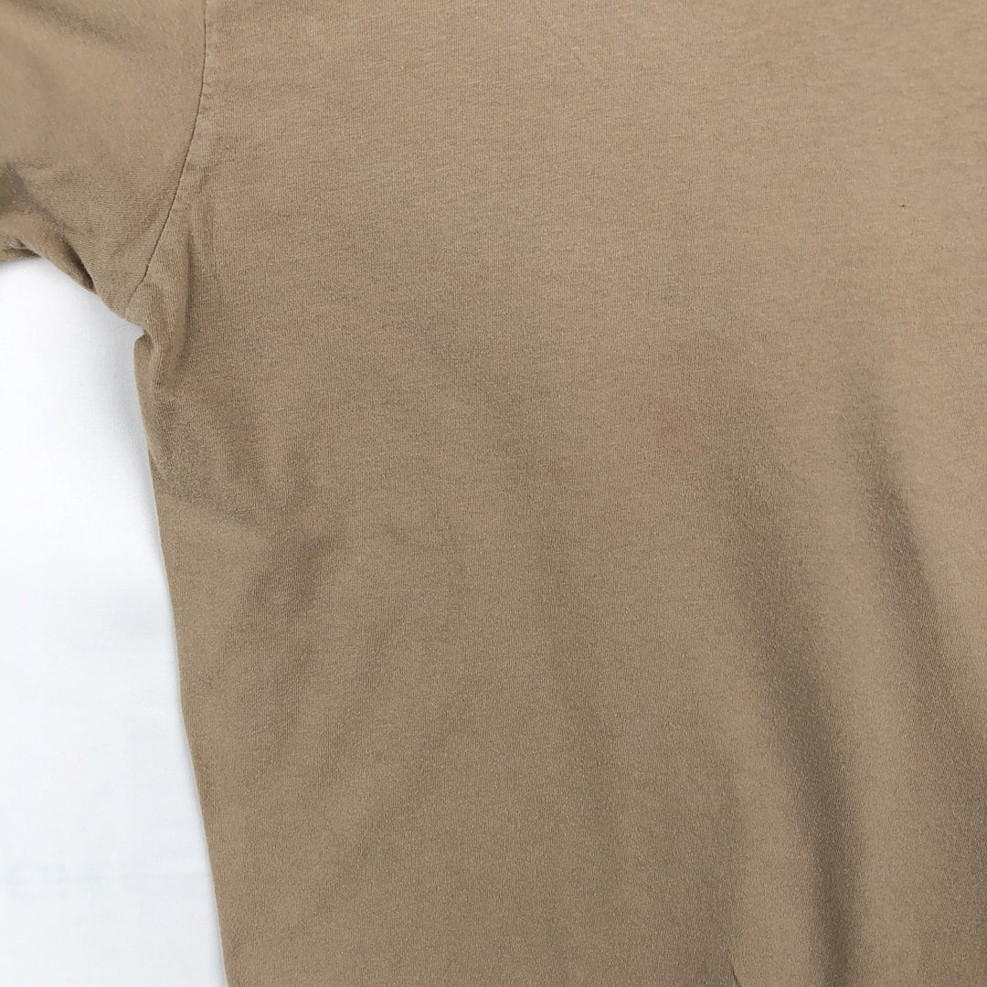 Ralph Lauren POLO by Ralph Lauren short sleeve one point logo T-shirt men's M size cotton Beige type Vintage Second Hand