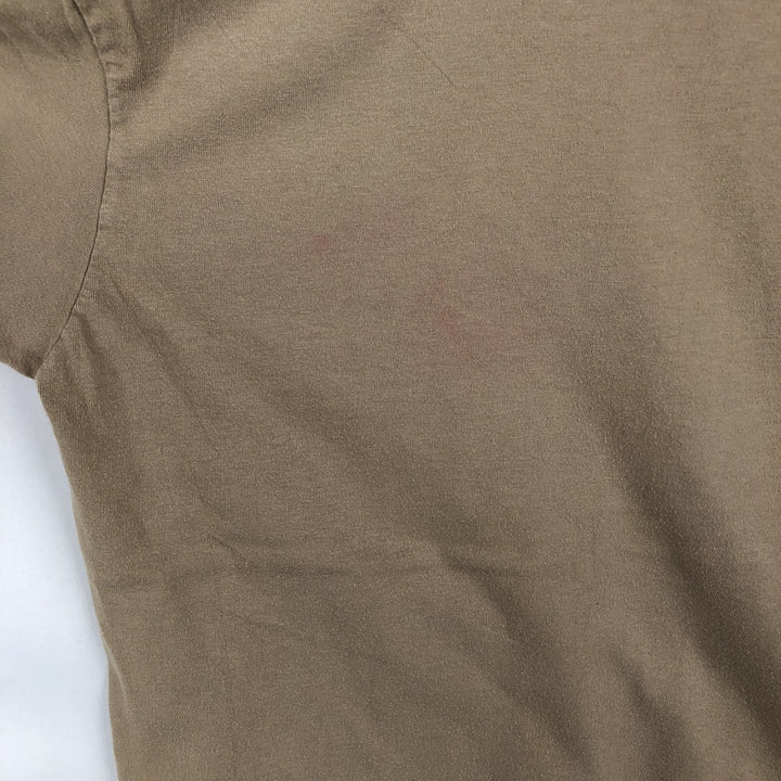 Ralph Lauren POLO by Ralph Lauren short sleeve one point logo T-shirt men's M size cotton Beige type Vintage Second Hand