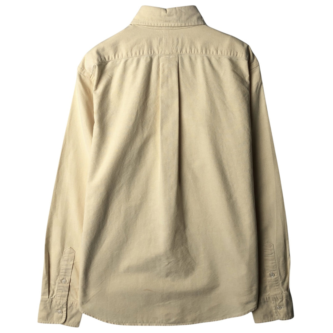 Ralph Lauren CLASSIC FIT Long-Sleeve Button-Down Shirt, Women's Size M (approx.) cotton yellow type Vintage Second Hand