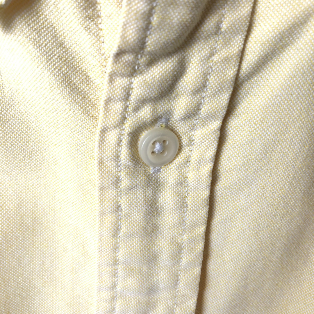 Ralph Lauren CLASSIC FIT Long-Sleeve Button-Down Shirt, Women's Size M (approx.) cotton yellow type Vintage Second Hand