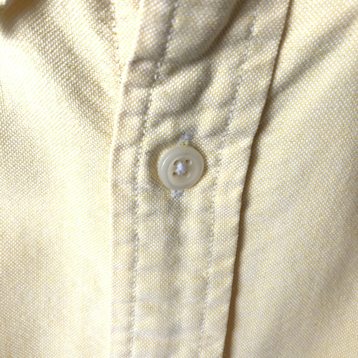 Ralph Lauren CLASSIC FIT Long-Sleeve Button-Down Shirt, Women's Size M (approx.) cotton yellow type Vintage Second Hand