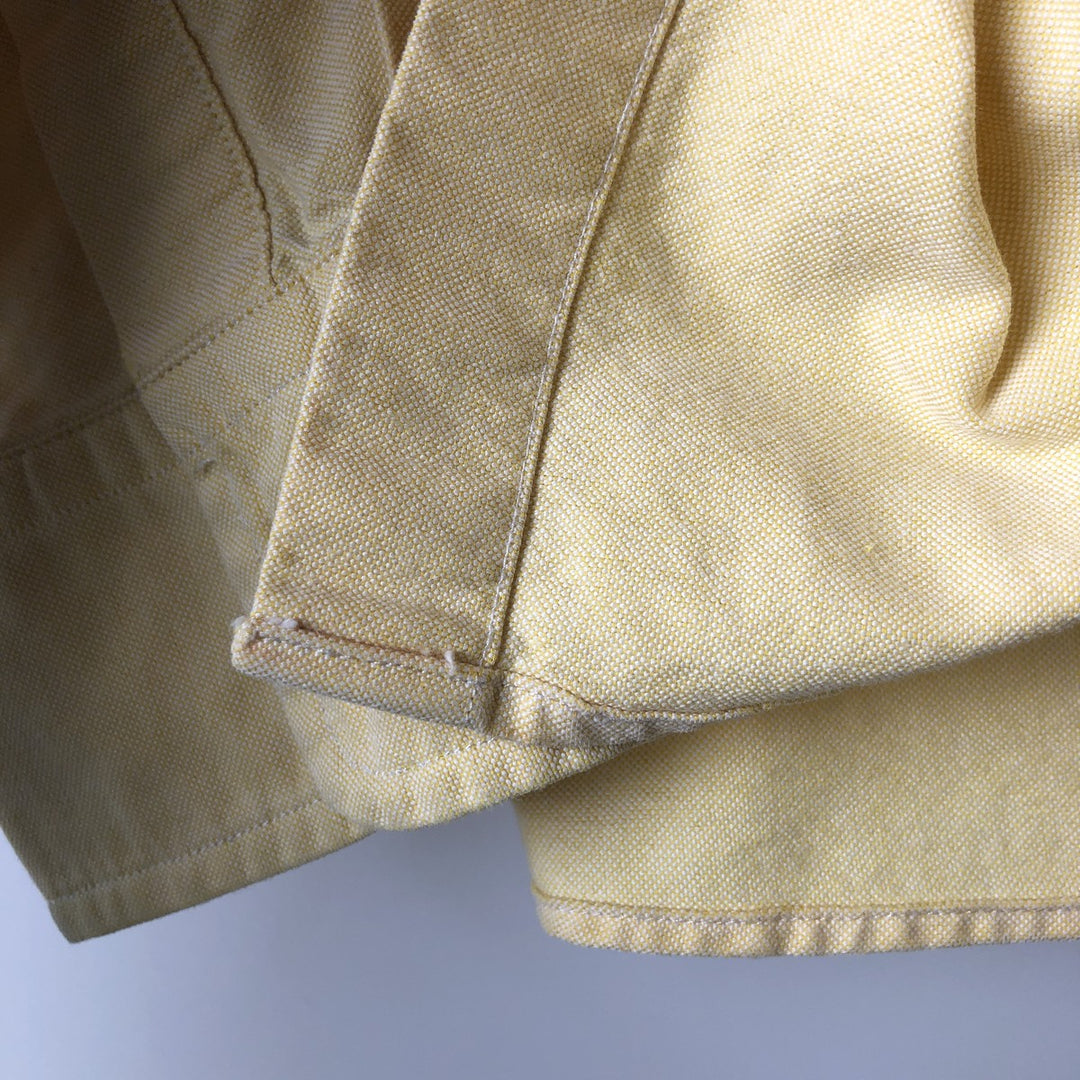Ralph Lauren CLASSIC FIT Long-Sleeve Button-Down Shirt, Women's Size M (approx.) cotton yellow type Vintage Second Hand