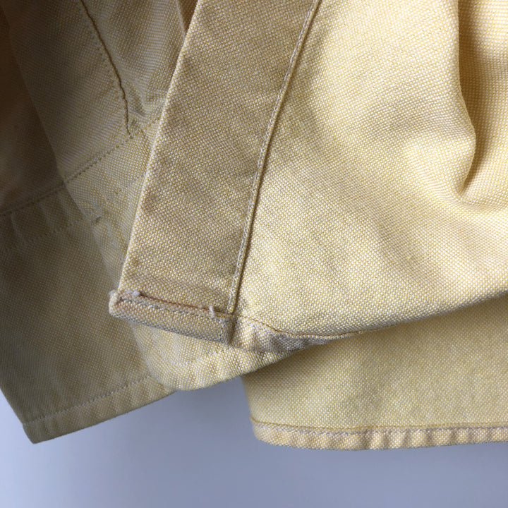 Ralph Lauren CLASSIC FIT Long-Sleeve Button-Down Shirt, Women's Size M (approx.) cotton yellow type Vintage Second Hand