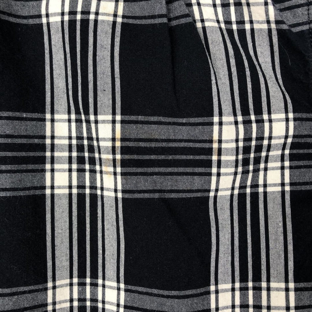 Carhartt RELAXED FIT Check Pattern Button-down Short Sleeve Work Shirt, Men's XL cotton black type Vintage Second Hand