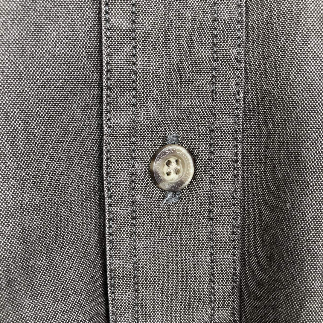 Carhartt button-down short-sleeve work shirt, men's XL size cotton Khaki type Vintage Second Hand