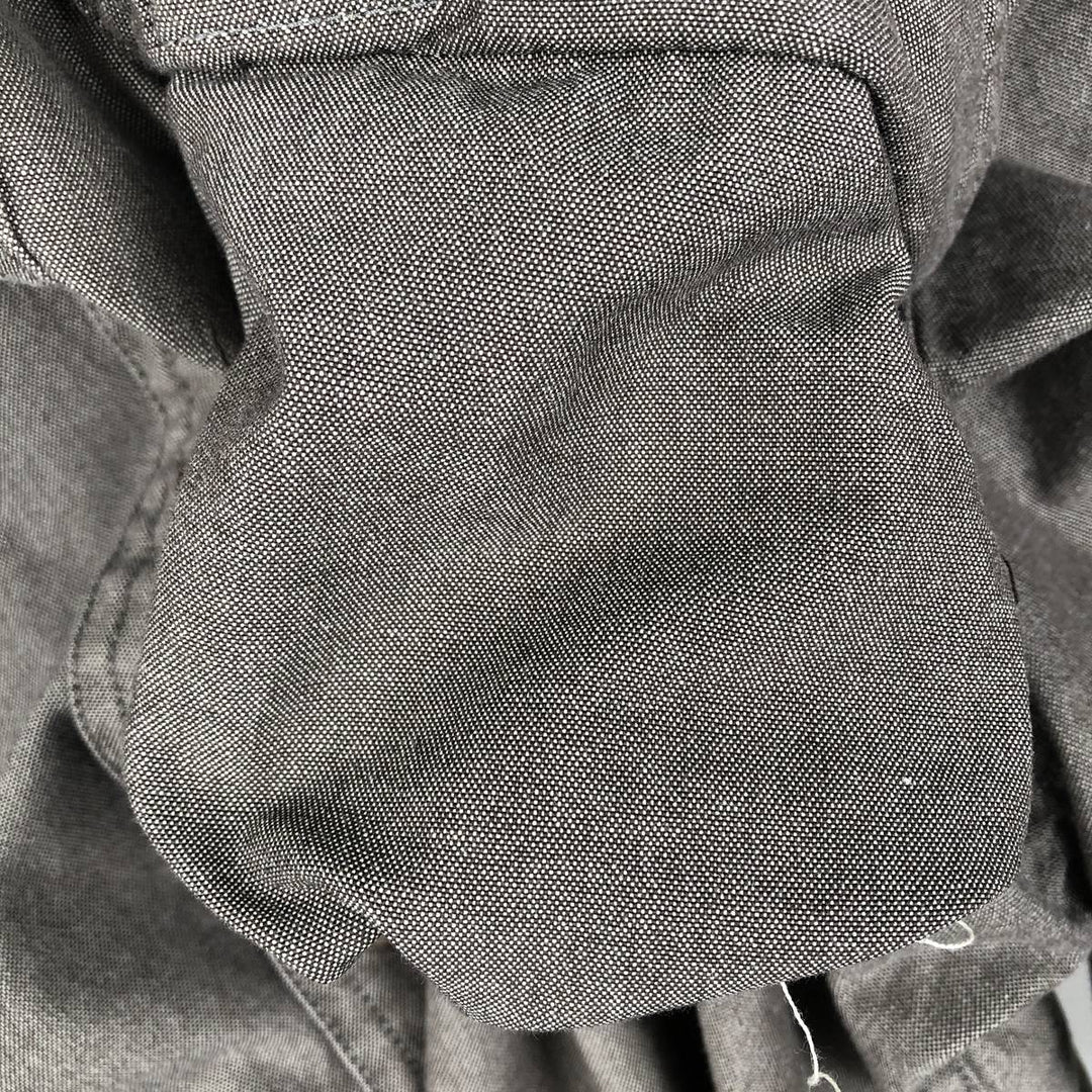 Carhartt button-down short-sleeve work shirt, men's XL size cotton Khaki type Vintage Second Hand