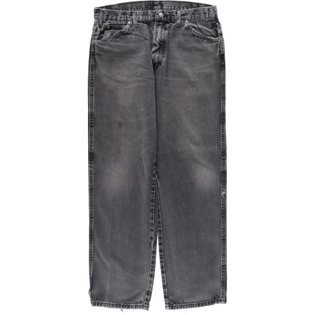 Dickies Black Denim Straight Leg Jeans, Men's Size W34 (approx.) cotton black type Vintage Second Hand