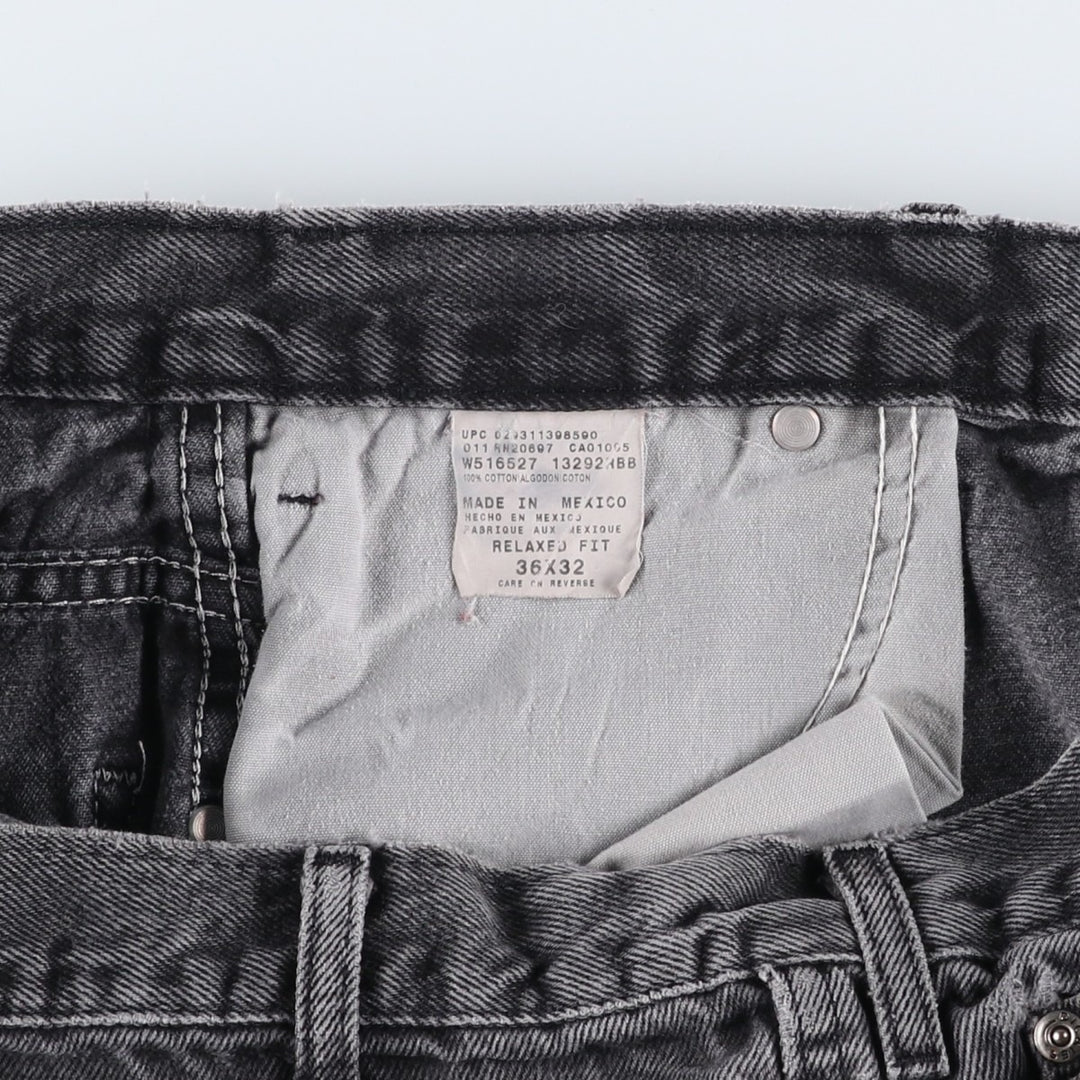 Dickies Black Denim Straight Leg Jeans, Men's Size W34 (approx.) cotton black type Vintage Second Hand