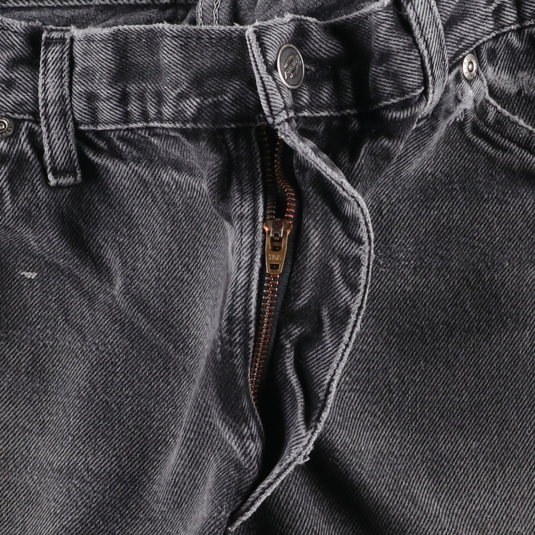 Dickies Black Denim Straight Leg Jeans, Men's Size W34 (approx.) cotton black type Vintage Second Hand