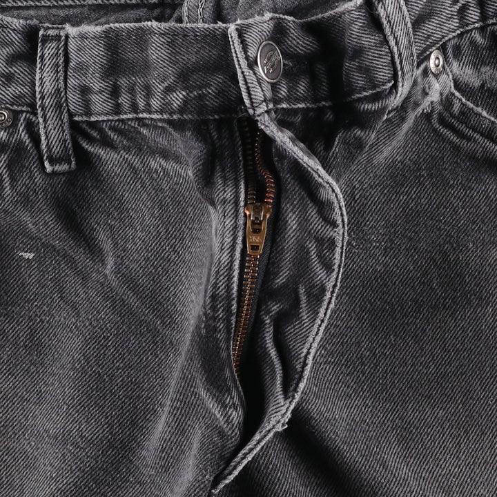 Dickies Black Denim Straight Leg Jeans, Men's Size W34 (approx.) cotton black type Vintage Second Hand