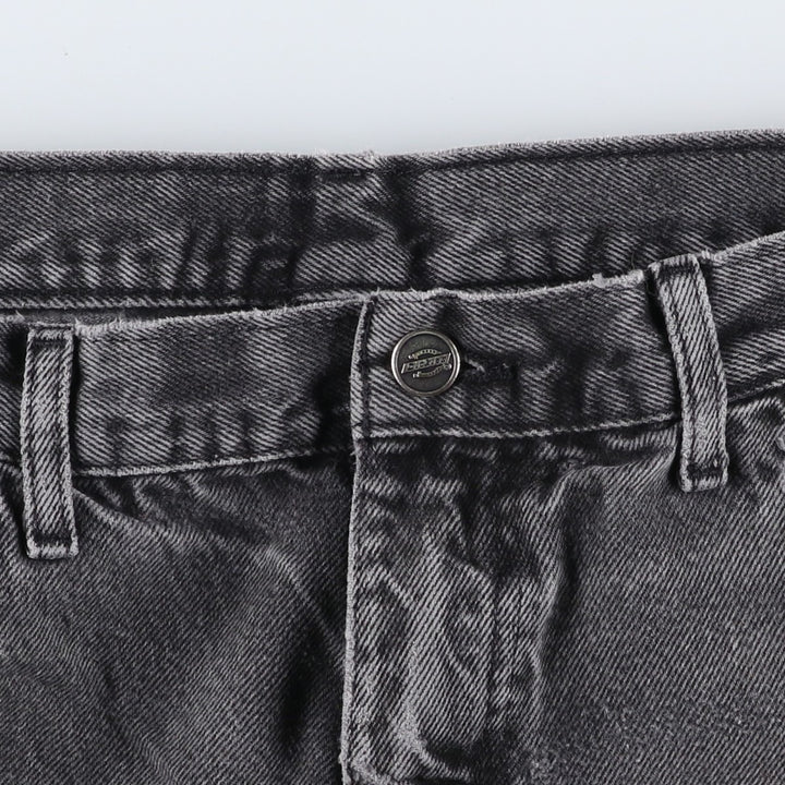 Dickies Black Denim Straight Leg Jeans, Men's Size W34 (approx.) cotton black type Vintage Second Hand