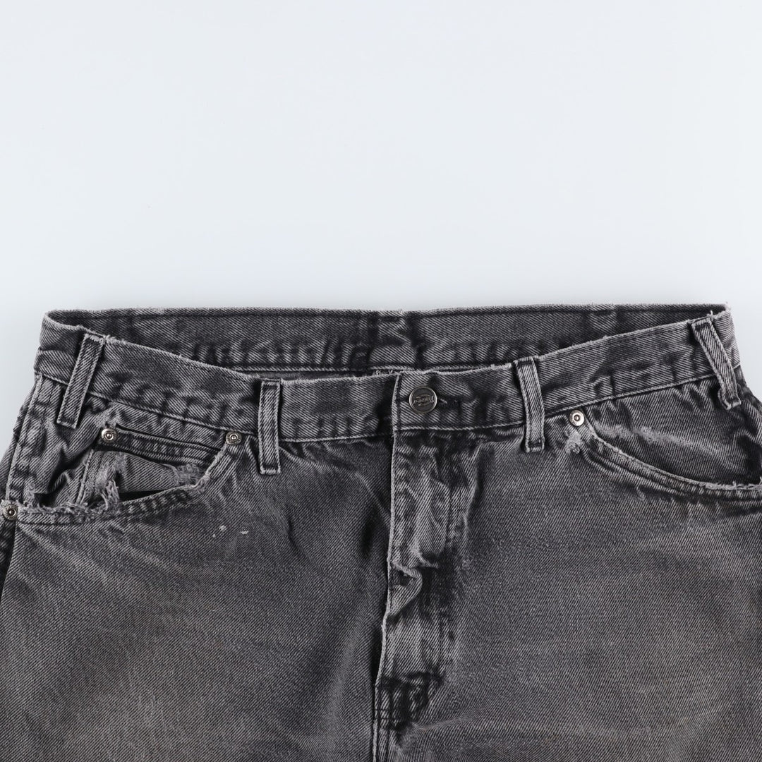 Dickies Black Denim Straight Leg Jeans, Men's Size W34 (approx.) cotton black type Vintage Second Hand