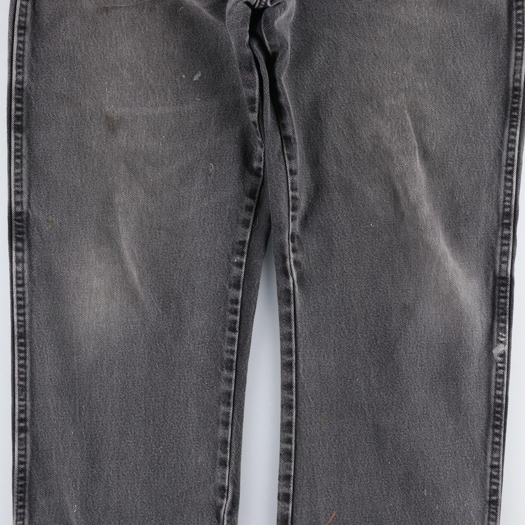 Dickies Black Denim Straight Leg Jeans, Men's Size W34 (approx.) cotton black type Vintage Second Hand